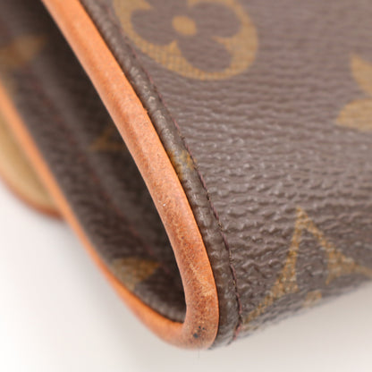 Monogram Pochette Twin PM M51854 Shoulder Bag Brown