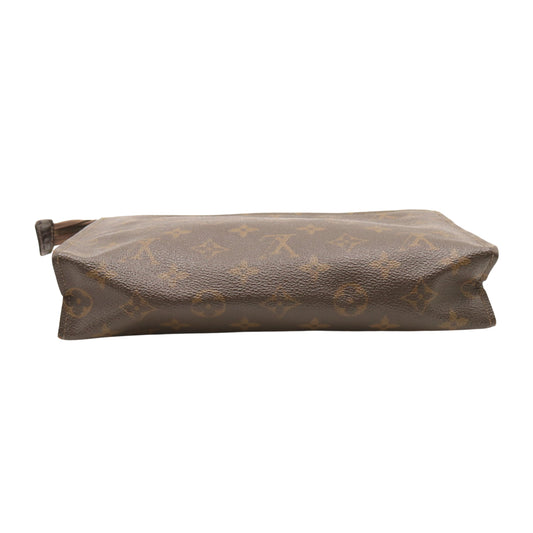 Monogram Poche Toilette 26 M47542 Clutch Brown