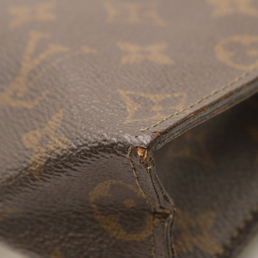 Monogram Poche Toilette 26 M47542 Clutch Brown