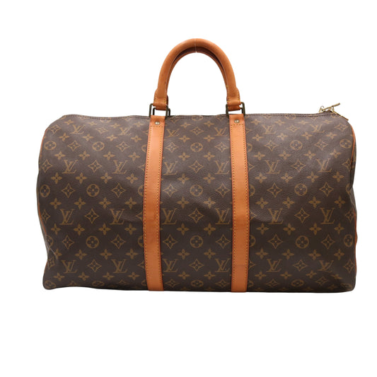 Monogram Keepall 50 M41426 Duffle Brown