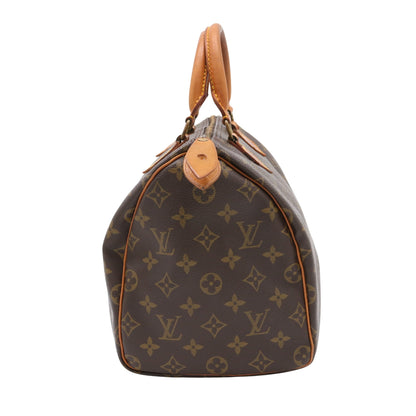 Monogram Speedy 30 M41526 Satchel/Top Handle Bag Brown