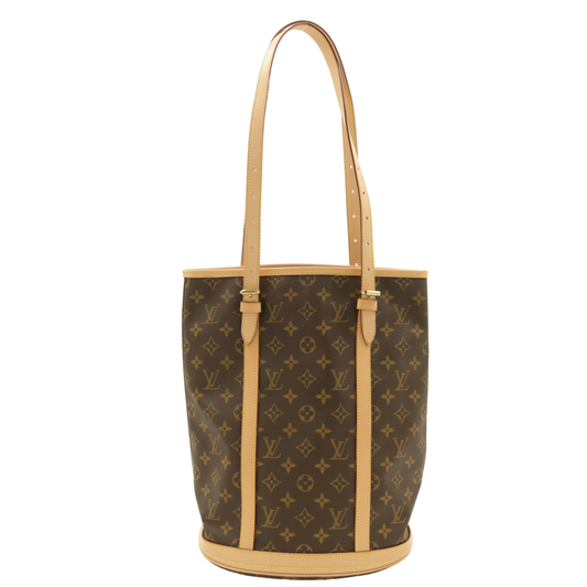 Monogram Bucket GM M42236 Bucket & Drawstring Bag Brown