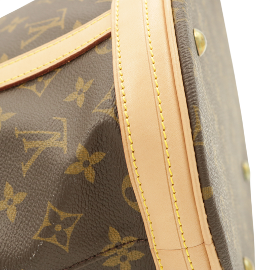 Monogram Bucket GM M42236 Bucket & Drawstring Bag Brown