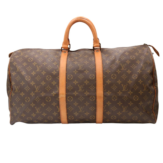 Monogram Keepall 55 M41424 Duffle Brown
