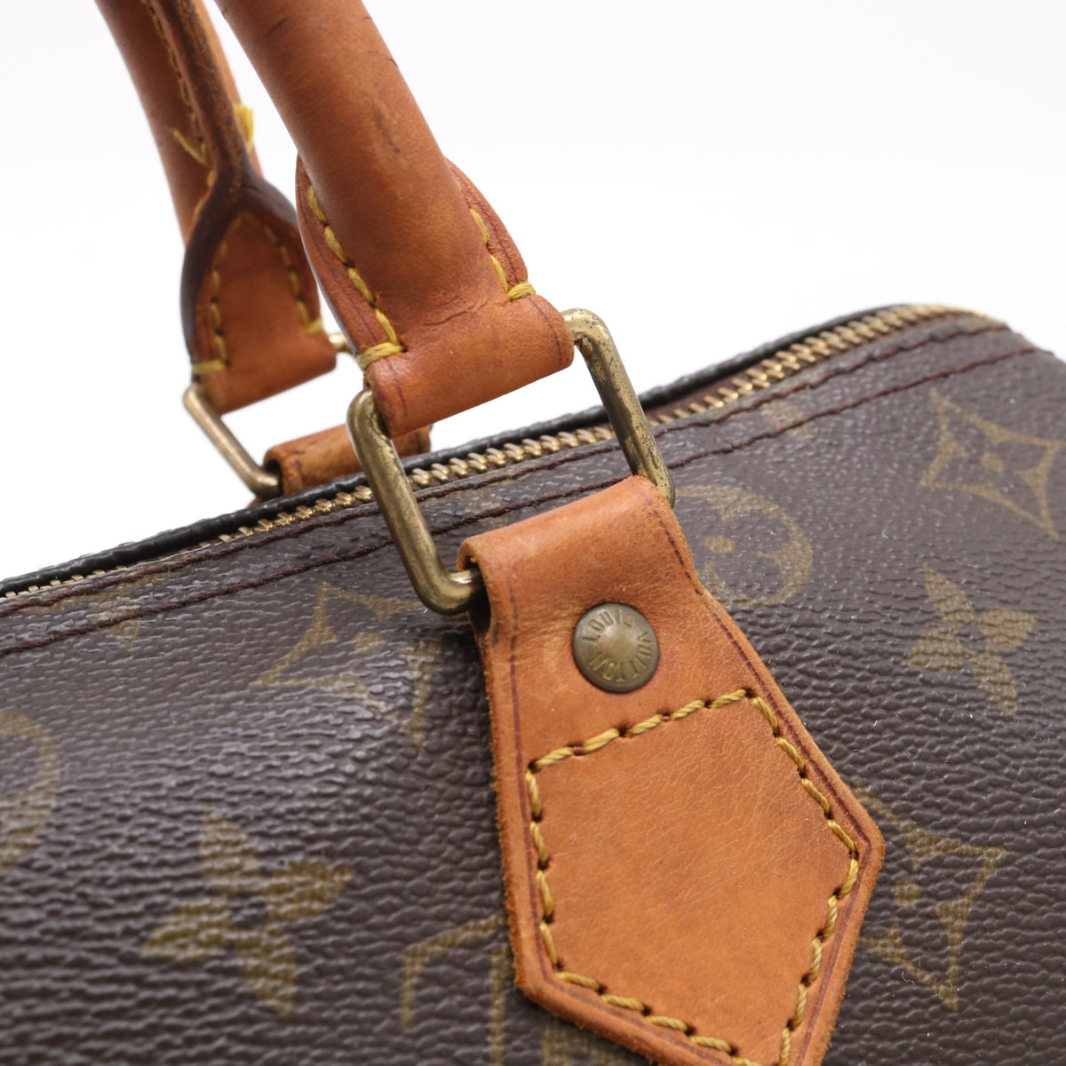Monogram Speedy 30 M41526 Satchel/Top Handle Bag Brown