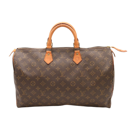 Monogram Speedy 40 M41522 Satchel/Top Handle Bag Brown