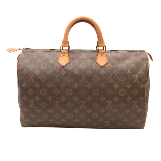 Monogram Speedy 40 M41522 Satchel/Top Handle Bag Brown