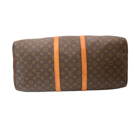 Monogram Keepall 55 M41424 Duffle Brown