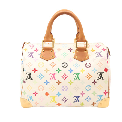 Monogram Multicolore Speedy 30 Multicolore Blanc M92643