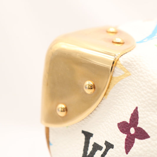 Monogram Multicolore Speedy 30 Multicolore Blanc M92643