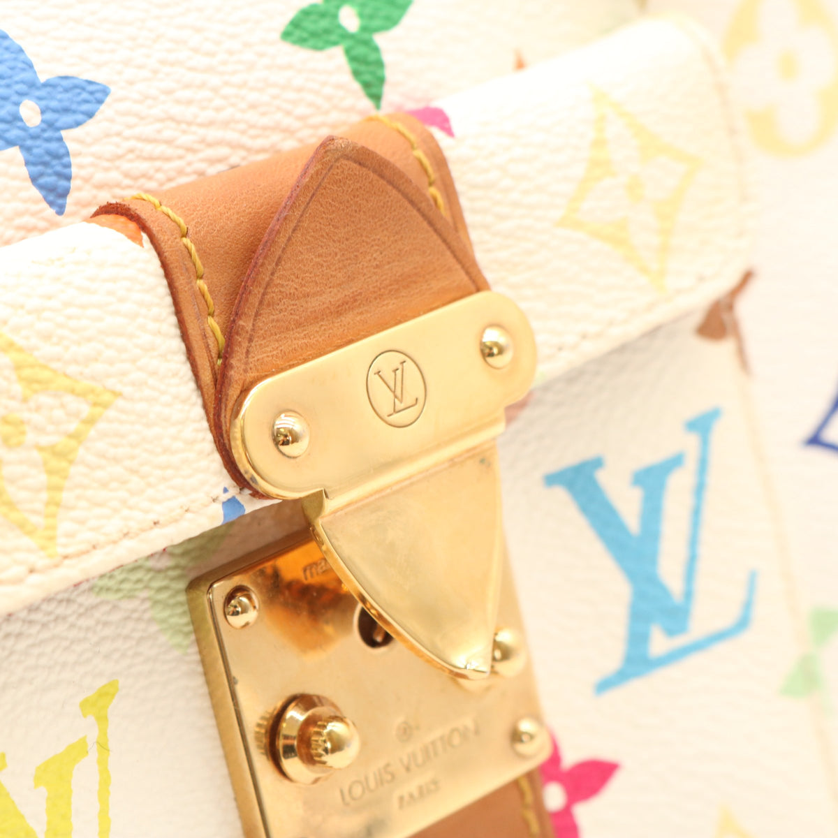 Monogram Multicolore Speedy 30 Multicolore Blanc M92643