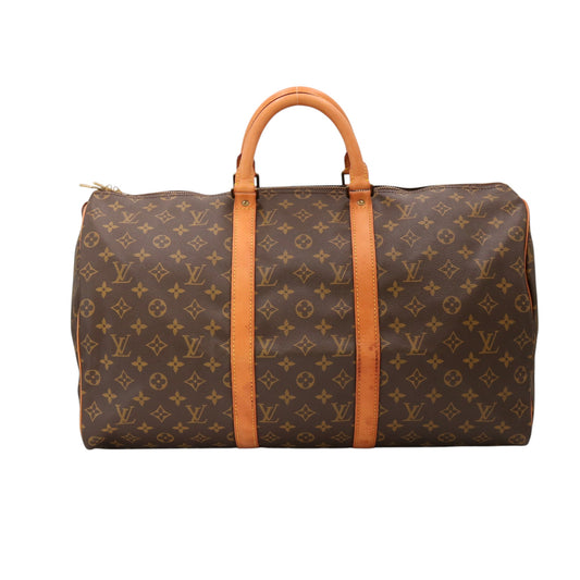 Monogram Keepall 50 M41426 Duffle Brown