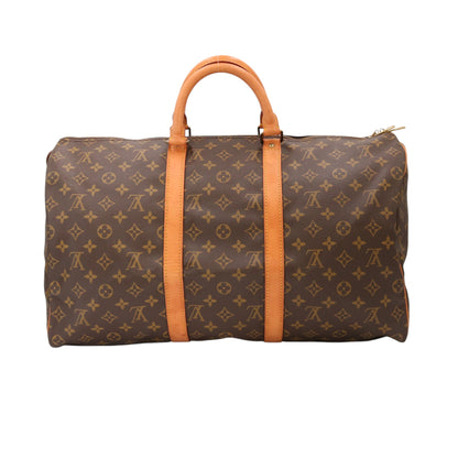 Monogram Keepall 50 M41426 Duffle Brown