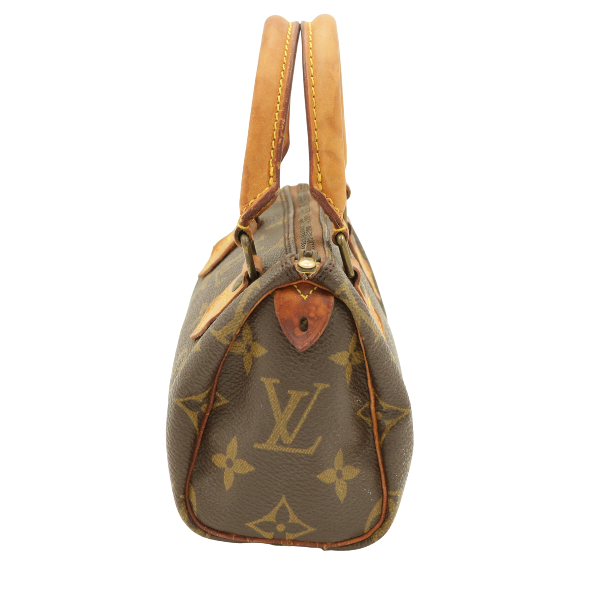 Monogram Mini Speedy M41534 Satchel/Top Handle Bag Brown