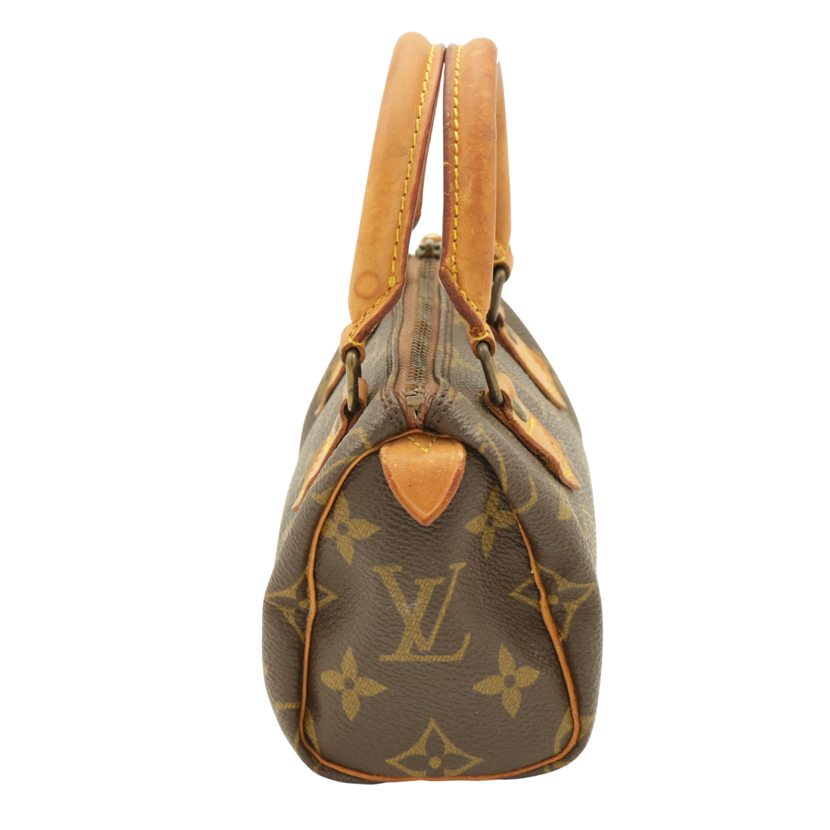 Monogram Mini Speedy M41534 Satchel/Top Handle Bag Brown