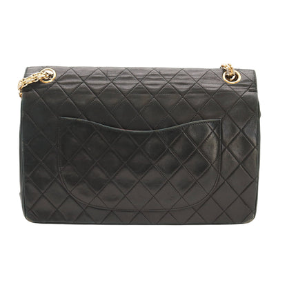 Matelasse W Chain Shoulder Bag Black