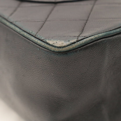 Matelasse W Chain Shoulder Bag Black