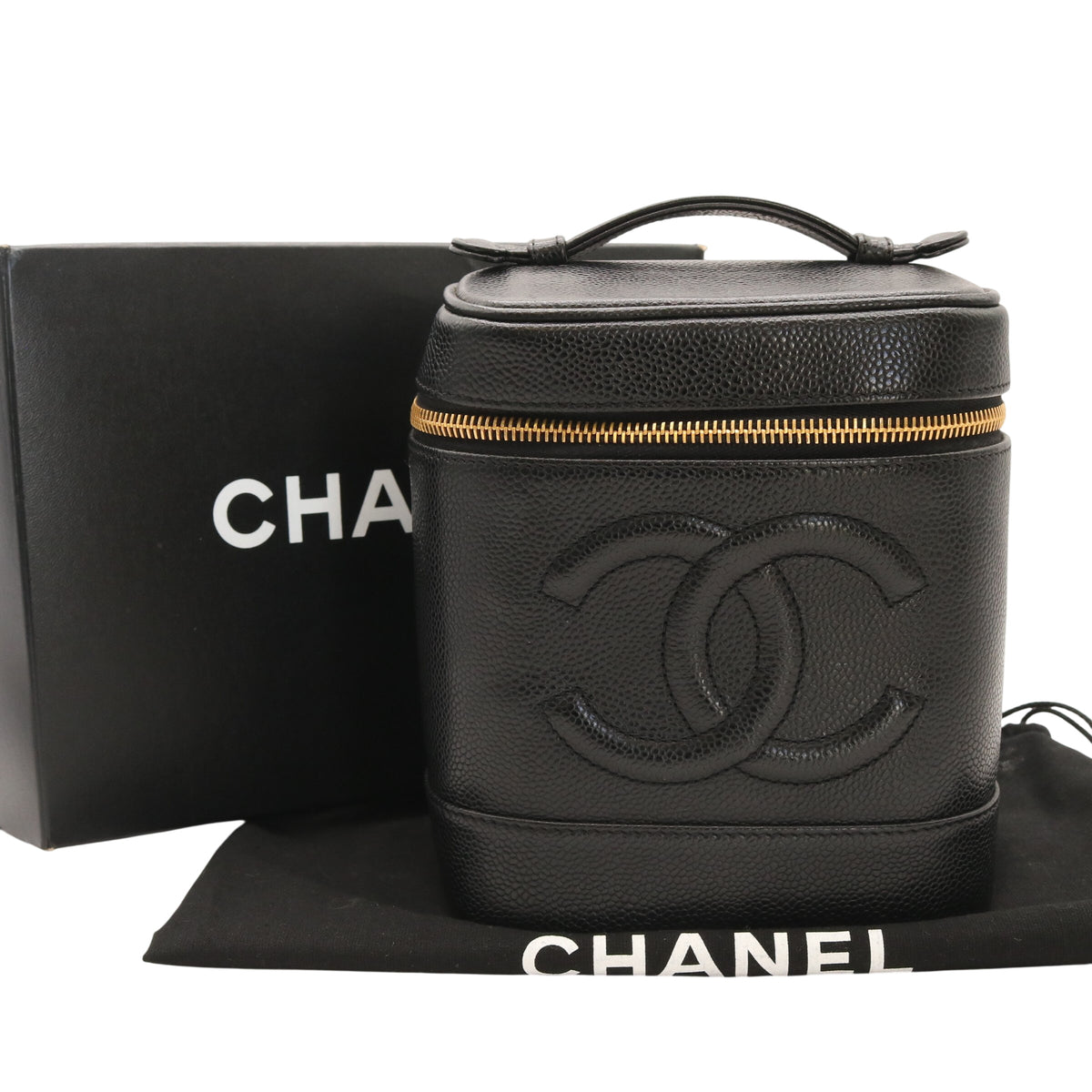 Vanity Bag Top Handle Bag Black