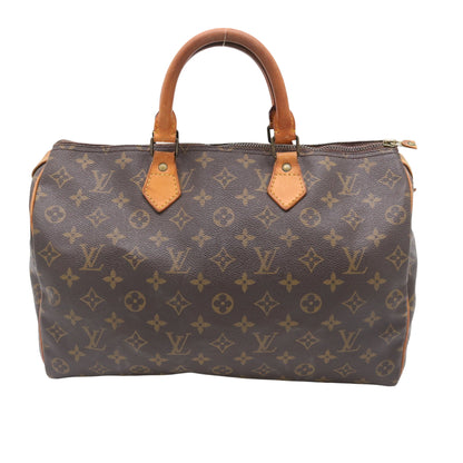 Monogram Speedy 35 M41524 Satchel/Top Handle Bag Brown
