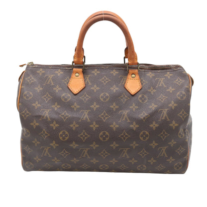 Monogram Speedy 35 M41524 Satchel/Top Handle Bag Brown