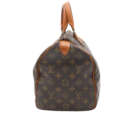 Monogram Speedy 35 M41524 Satchel/Top Handle Bag Brown