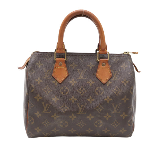 Monogram Speedy 25 M41109 Satchel/Top Handle Bag Brown