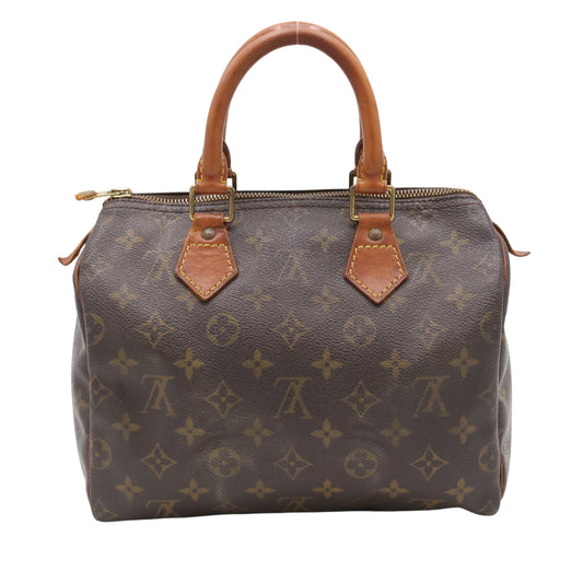 Monogram Speedy 25 M41109 Satchel/Top Handle Bag Brown