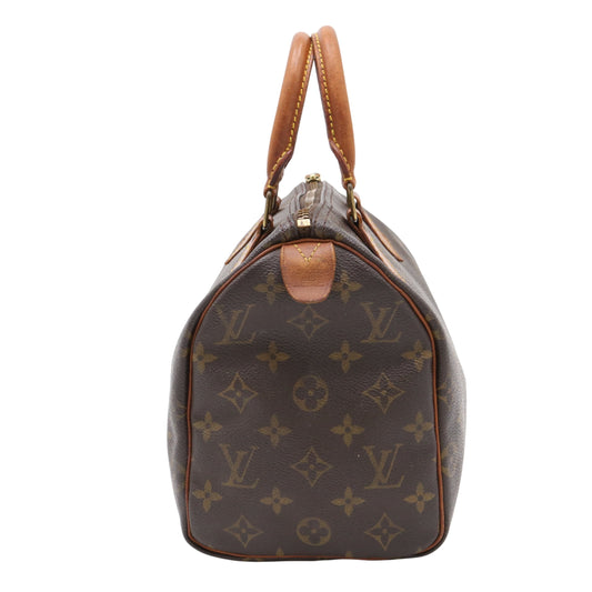 Monogram Speedy 25 M41109 Satchel/Top Handle Bag Brown