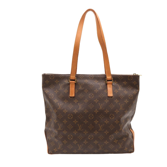 Monogram Cabas Mezzo M51151 Tote Brown