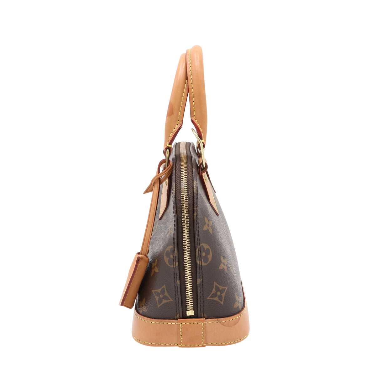Monogram Alma BB M53152 Satchel/Top Handle Bag Brown