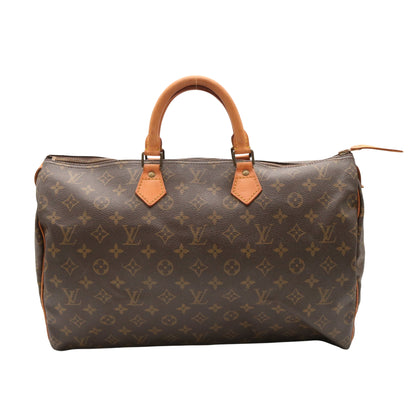 Monogram Speedy 40 M41522 Satchel/Top Handle Bag Brown