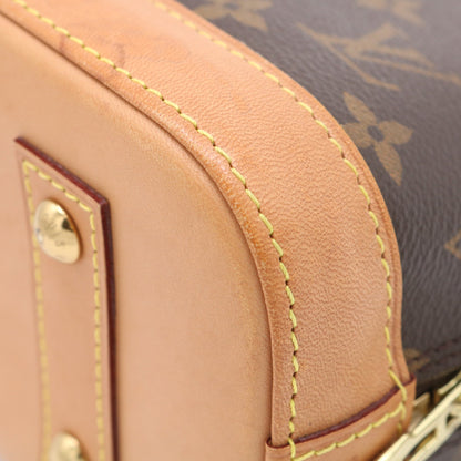 Monogram Alma BB M53152 Satchel/Top Handle Bag Brown