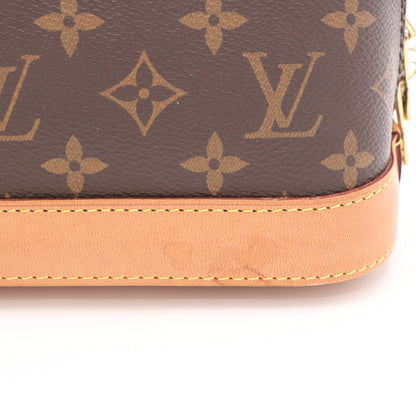 Monogram Alma BB M53152 Satchel/Top Handle Bag Brown