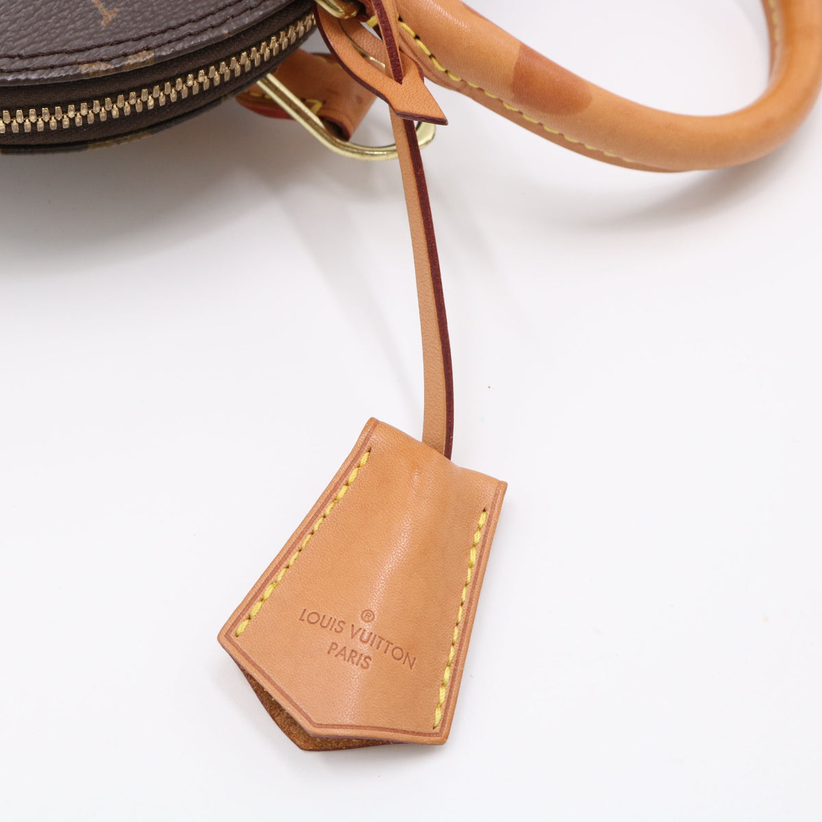Monogram Alma BB M53152 Satchel/Top Handle Bag Brown