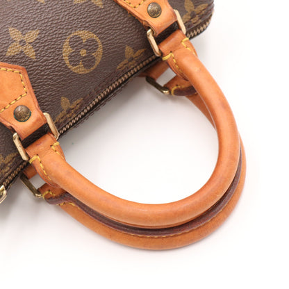 Monogram Mini Speedy M41534 Satchel/Top Handle Bag Brown