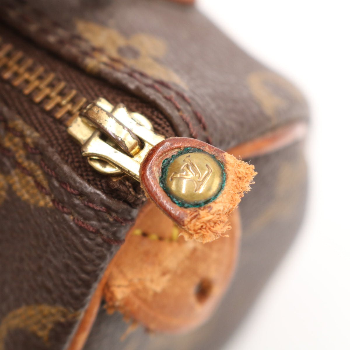 Monogram Mini Speedy M41534 Satchel/Top Handle Bag Brown