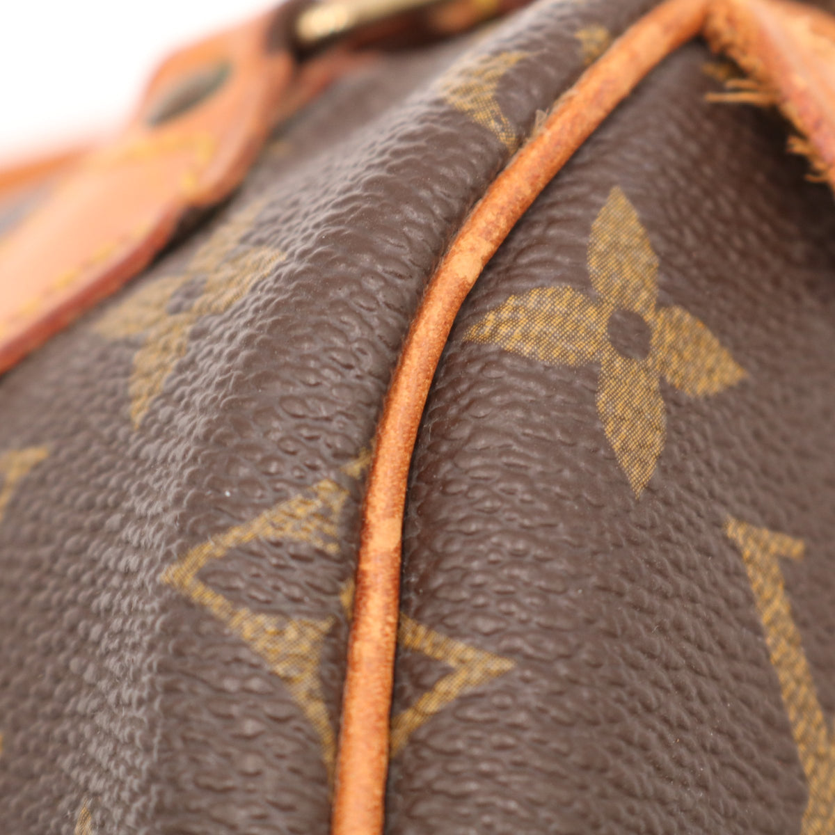 Monogram Mini Speedy M41534 Satchel/Top Handle Bag Brown