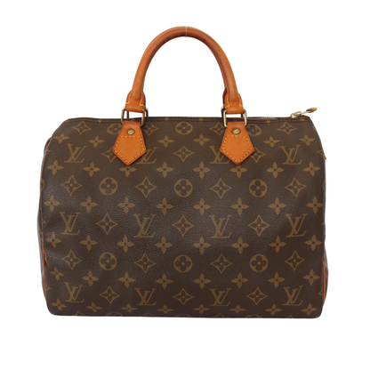 Monogram Speedy 30 M41526 Satchel/Top Handle Bag Brown