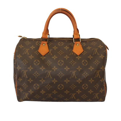 Monogram Speedy 30 M41526 Satchel/Top Handle Bag Brown
