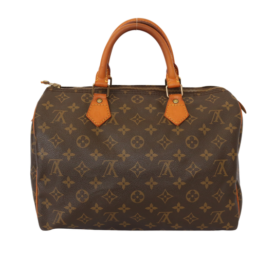 Monogram Speedy 30 M41526 Satchel/Top Handle Bag Brown