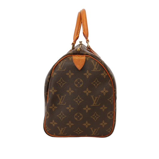 Monogram Speedy 30 M41526 Satchel/Top Handle Bag Brown