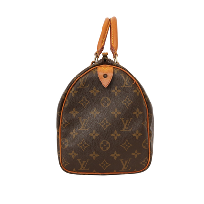 Monogram Speedy 30 M41526 Satchel/Top Handle Bag Brown