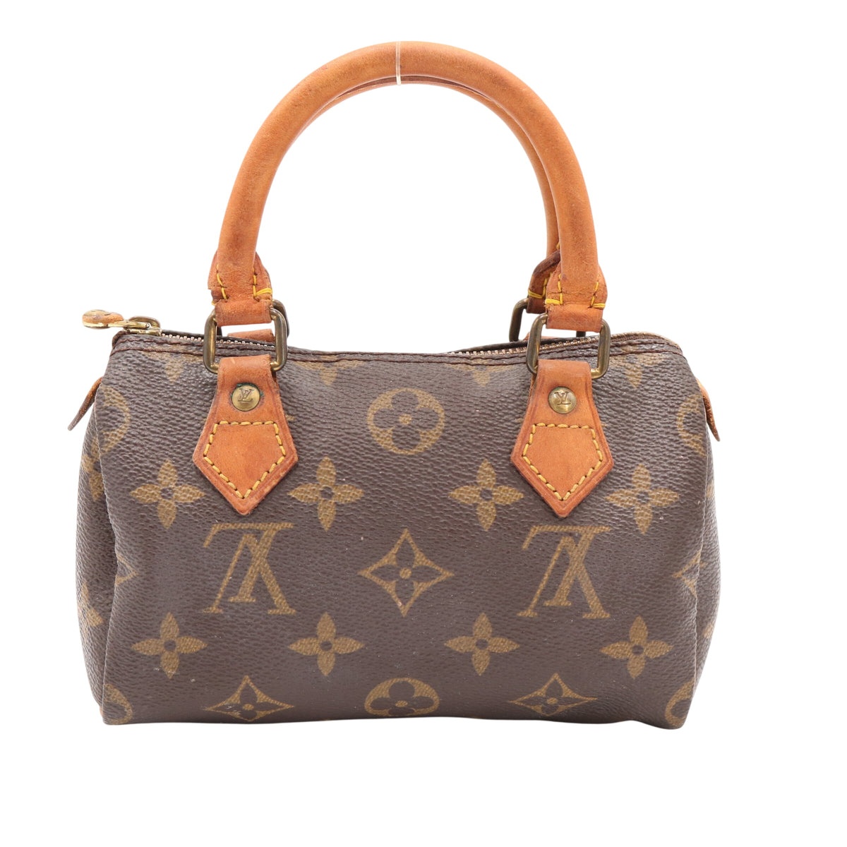 Monogram Mini Speedy M41534 Satchel/Top Handle Bag Brown
