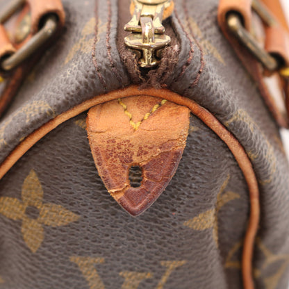 Monogram Mini Speedy M41534 Satchel/Top Handle Bag Brown