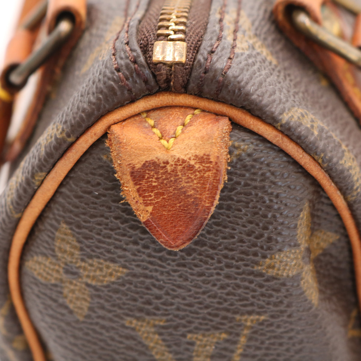 Monogram Mini Speedy M41534 Satchel/Top Handle Bag Brown