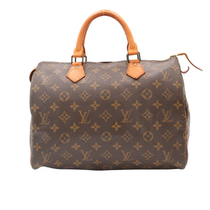 Monogram Speedy 30 M41526 Satchel/Top Handle Bag Brown