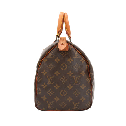 Monogram Speedy 30 M41526 Satchel/Top Handle Bag Brown