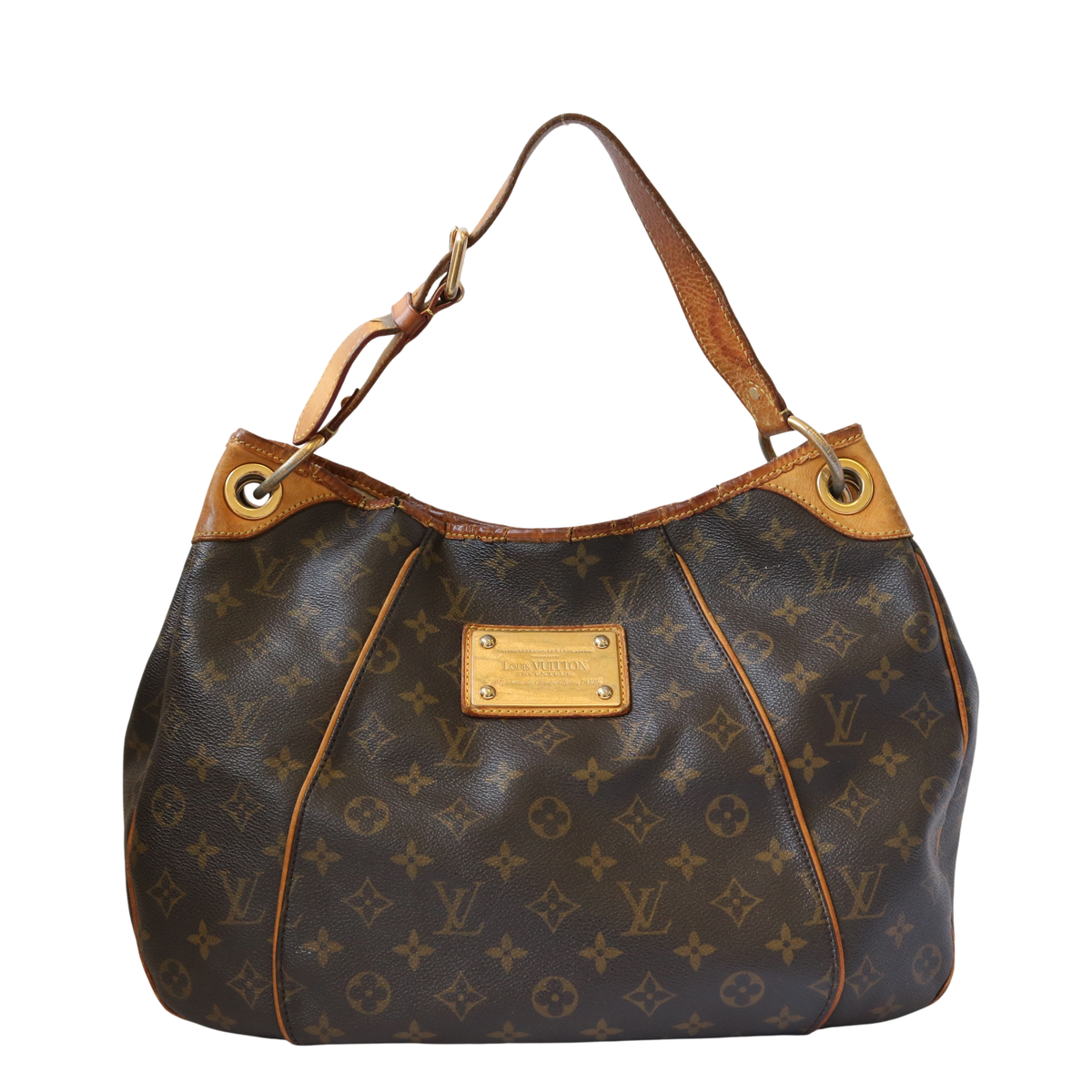 Monogram Galliera PM M56382 Hobo Bag Brown