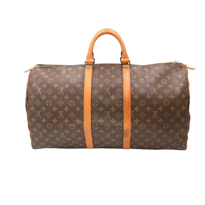 Monogram Keepall 55 M41424 Duffle Brown