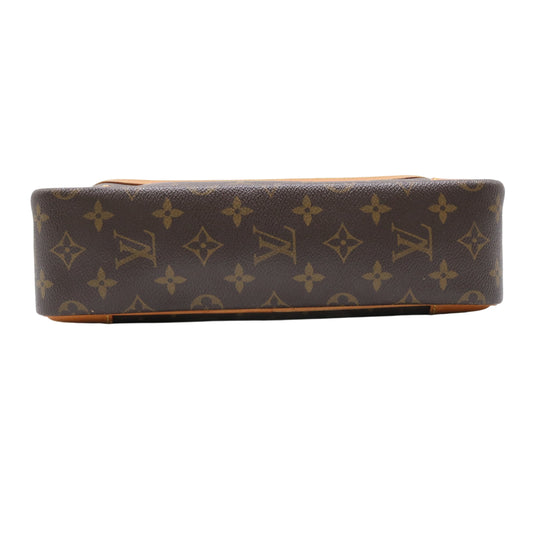 Monogram Trocadero 27 M51274 Crossbody Brown